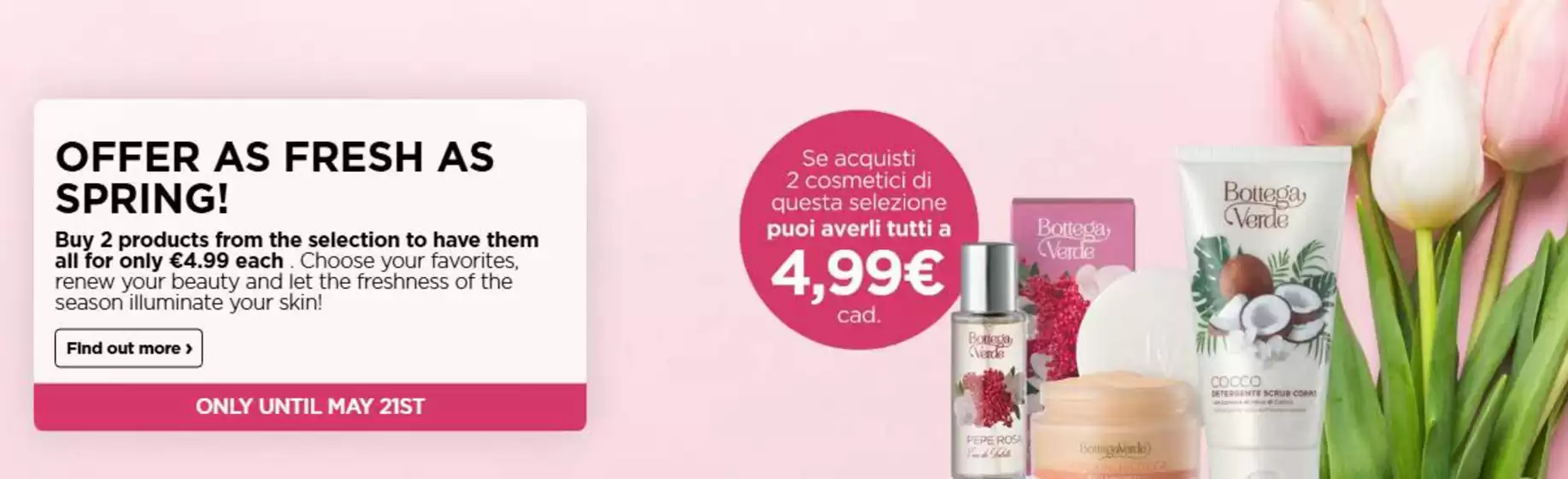 Volantino Bottega verde a Sona | Offer as fresh as spring! | 19/5/2025 - 21/5/2025