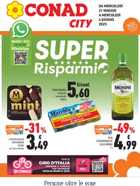 Volantino Conad City | Super risparmio | 21/5/2025 - 4/6/2025
