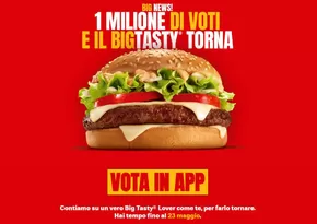 Offerte di Ristoranti a Olbia | 1 milione di voti e il BigTasty torna in McDonald's | 19/5/2025 - 23/5/2025
