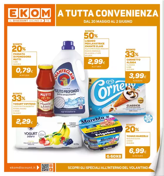 Volantino Ekom a Brugnato | Dal 20 maggio al 2 giugno | 20/5/2025 - 2/6/2025