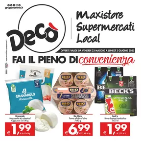 Offerte di Iper e super a Acquedolci | Fai il pieno di convenienza! in Decò | 23/5/2025 - 2/6/2025