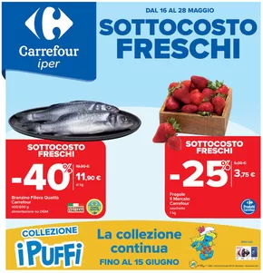 Volantino Carrefour Ipermercati a Vimercate | Sottocosto freschi  | 16/5/2025 - 28/5/2025