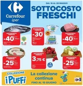 Volantino Carrefour Ipermercati | Sottocosto freschi  | 16/5/2025 - 28/5/2025