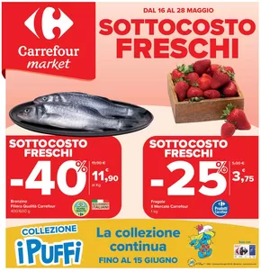 Volantino Carrefour Market a Cavenago d'Adda | Sottocosto freschi  | 16/5/2025 - 28/5/2025