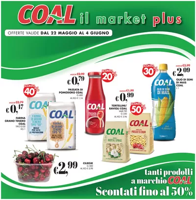 Volantino Coal a Fermignano | Coal il market plus. | 22/5/2025 - 4/6/2025