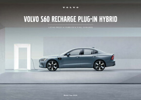 Volantino Volvo | VOLVO S60 Recharge Plug-i Hybrid | 5/10/2022 - 1/11/2023