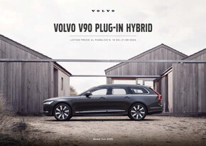 Volantino Volvo | VOLVO V90 Recharge Plug-i Hybrid | 5/10/2022 - 1/11/2023