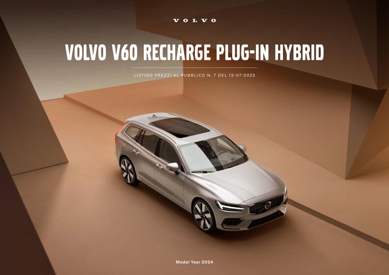 Volantino Volvo | VOLVO V60 Recharge Plug-i Hybrid | 5/10/2022 - 1/11/2023