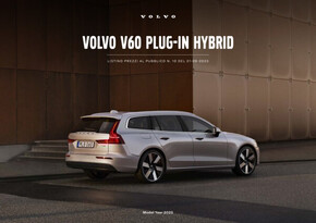 Volantino Volvo | VOLVO V60 Recharge Plug-i Hybrid | 5/10/2022 - 1/11/2023