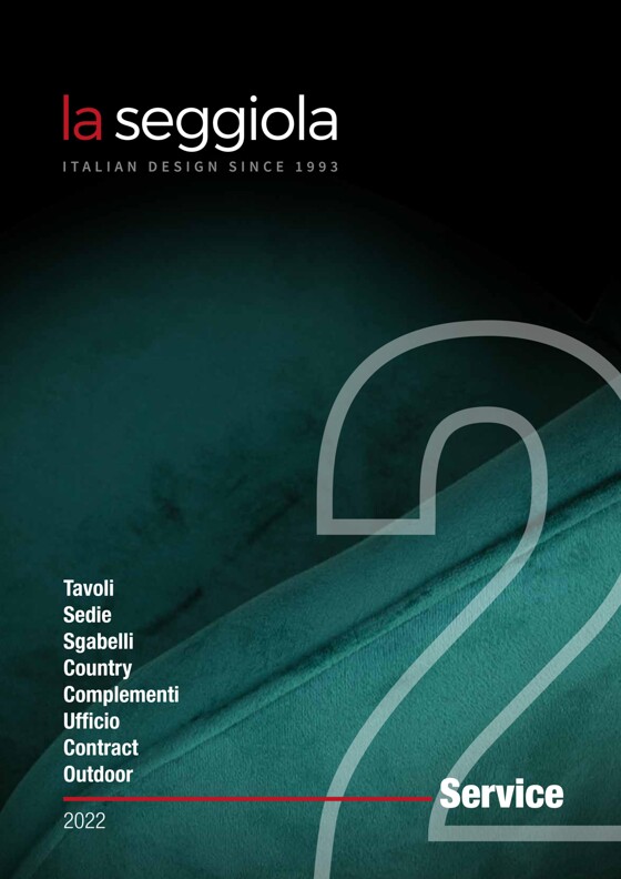 Volantino La Seggiola a Milano | Italian design since 1993 | 11/10/2022 - 31/12/2024