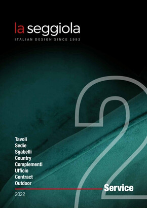 Offerte di Arredamento a Seregno | Italian design since 1993 in La Seggiola | 11/10/2022 - 31/12/2024