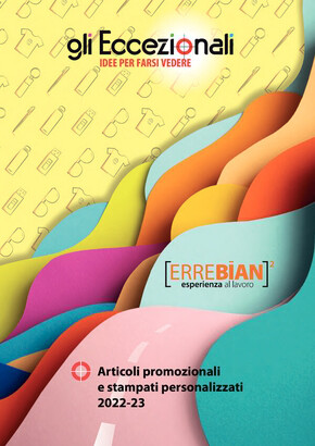 Volantino Errebian | Articoli promozionali e stampati personalizzati 2022-23 | 26/10/2022 - 31/12/2023