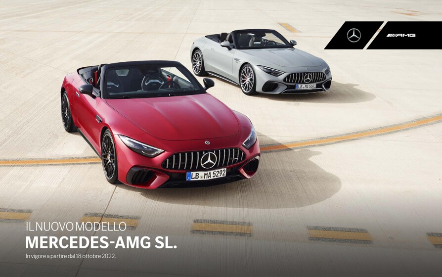 Volantino Mercedes a Torino | Il Nuovo Modello AMG SL. | 2/11/2022 - 1/11/2023