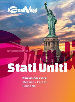 Volantino I Grandi Viaggi | Stati uniti | 17/11/2022 - 31/10/2023