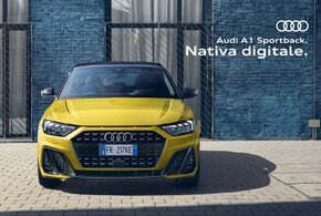 Volantino Audi | Audi A1 Sportback. Nativa digitale. | 12/12/2022 - 31/7/2023