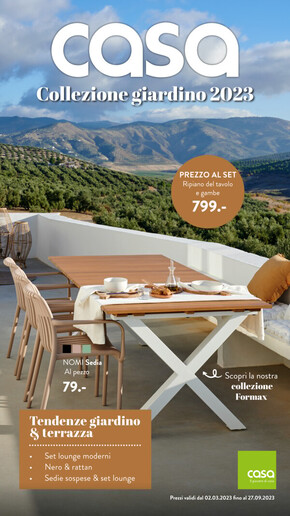 Volantino Casa | Collezione giardino 2023 | 7/3/2023 - 27/9/2023