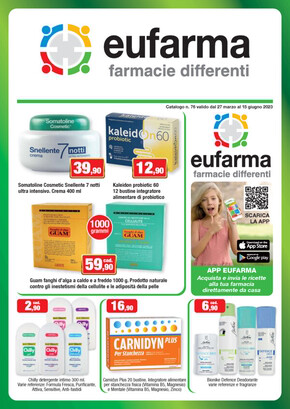 Offerte di Salute e Benessere a Taranto | Farmacie differenti  in Eufarma | 27/3/2023 - 15/6/2023