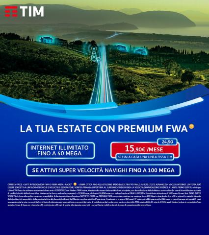 Volantino Tim | Offerta Premium FWA | 19/6/2022 - 30/6/2022