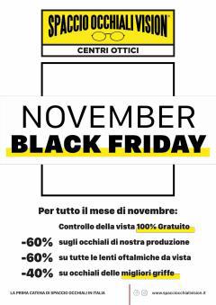 Offerte di Salute e Ottica a Milano | November Black Friday in Spaccio Occhiali Vision | 10/11/2022 - 30/11/2022