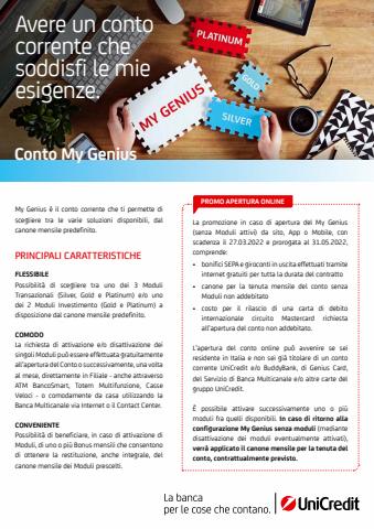 Offerte di Banche e Assicurazioni a Padova | Promo apertura conto in UniCredit | 22/5/2022 - 31/5/2022