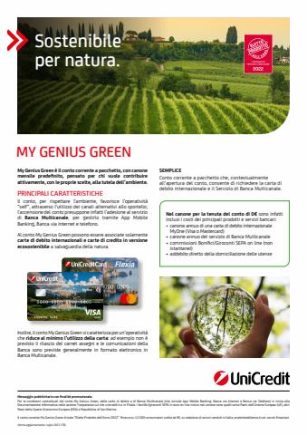 Volantino UniCredit | Offerta Conto Green | 23/8/2022 - 23/11/2022