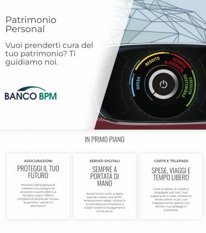 Offerte di Banche e Assicurazioni a Prato | Offerta Patrimonio Personal in Banco BPM | 6/9/2022 - 6/11/2022
