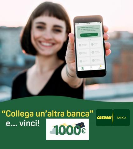 Offerte di Banche e Assicurazioni a Napoli | VINCI 1000€ BUONI AMAZON in Credem | 5/6/2022 - 30/6/2022