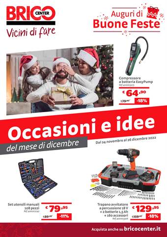 Volantino Bricocenter a Milazzo | Occassioni e idee | 24/11/2022 - 26/12/2022