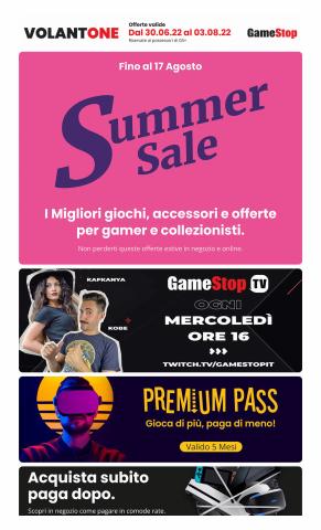 Volantino Gamestop a Palermo | Summer Sale | 30/6/2022 - 3/8/2022