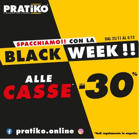 Volantino Pratiko Brico e Arredo | Black Friday Pratiko | 25/11/2022 - 4/12/2022