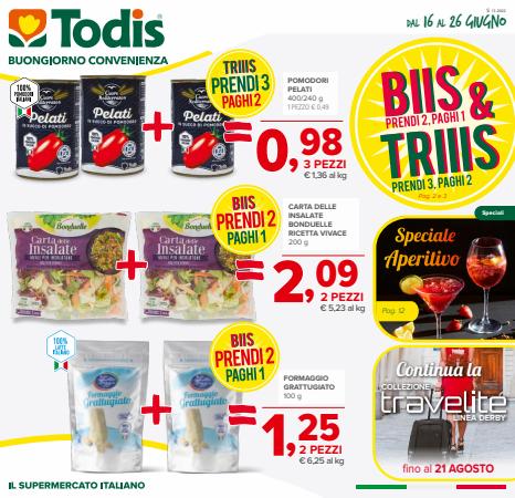 Offerte di Iper Supermercati a Palermo | BIIS & TRIIIS in Todis | 16/6/2022 - 26/6/2022