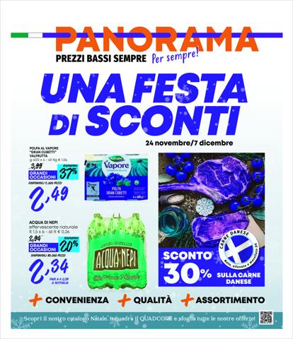 Volantino Panorama a Formia | Una festa di sconti | 24/11/2022 - 7/12/2022