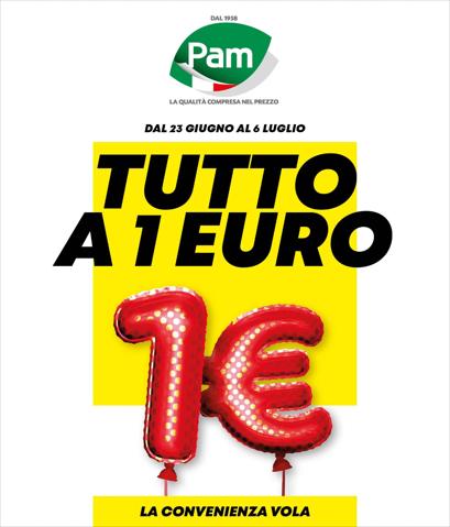 Volantino Pam a Roma | Tutto a 1 Euro | 23/6/2022 - 7/7/2022