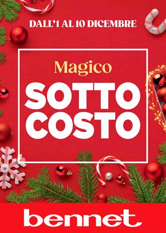 Volantino Bennet a Milano | DA BENNET: MAGICO SOTTOCOSTO | 1/12/2022 - 10/12/2022