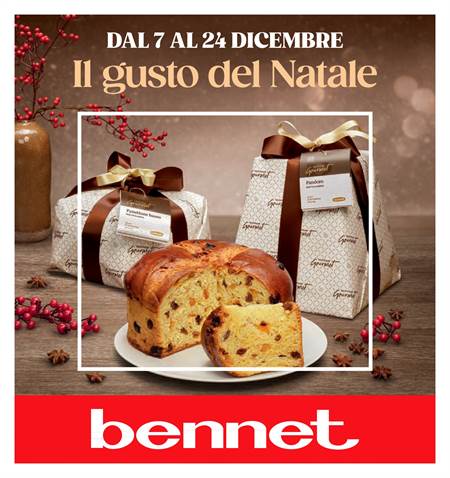 Volantino Bennet | DA BENNET: IL GUSTO DEL NATALE | 7/12/2022 - 24/12/2022