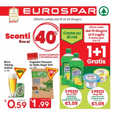 Offerte di Iper Supermercati a Torino | Sconti fino al 40% in Eurospar | 16/6/2022 - 29/6/2022