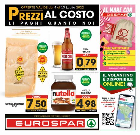 Volantino Eurospar a Napoli | offerte Eurospar | 3/7/2022 - 13/7/2022