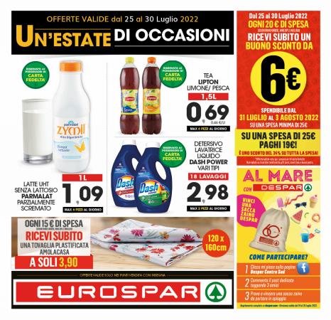 Volantino Eurospar a Genova | offerte Eurospar | 24/7/2022 - 30/7/2022