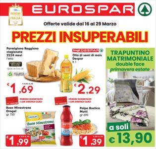 Volantino Eurospar a Genova | Prezzi insuperabili | 16/3/2023 - 29/3/2023