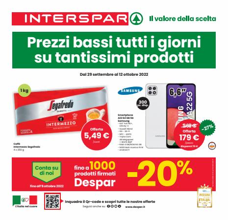 Volantino Interspar a Modena | Offerte Interspar | 29/9/2022 - 12/10/2022