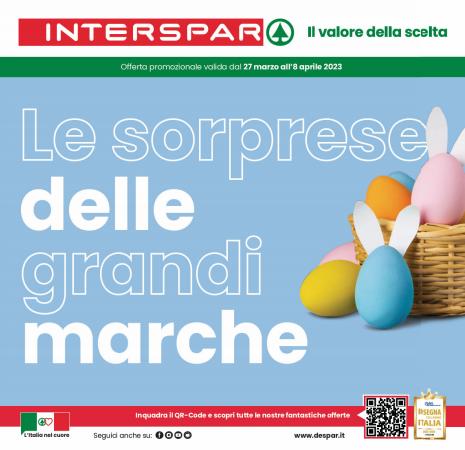 Volantino Interspar a Padova | Le soprese delle grandi marche | 27/3/2023 - 8/4/2023