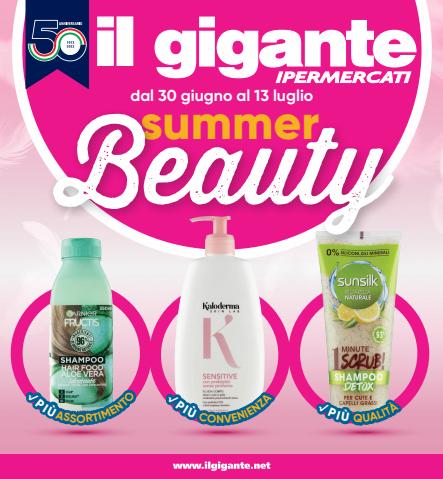 Volantino Il Gigante a Brescia | Summer Beauty | 30/6/2022 - 13/7/2022