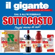 Volantino Il Gigante | Sottocosto | 2/2/2023 - 11/2/2023