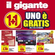Volantino Il Gigante | Uno è gratis | 13/3/2023 - 26/3/2023