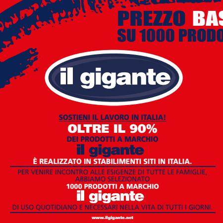Volantino Il Gigante a Bologna | Prezzo Basso Sempre | 16/3/2023 - 19/4/2023