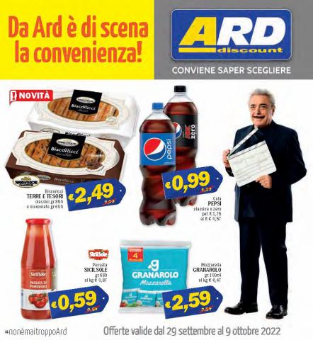 Volantino Ard Discount a Ragusa | Offerte valide dal 29 Settembre al 9 Ottobre 2022 | 29/9/2022 - 9/10/2022