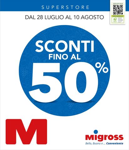 Offerte di Iper Supermercati a Brescia | Offerte Migross Superstore in Migross Superstore | 28/7/2022 - 10/8/2022