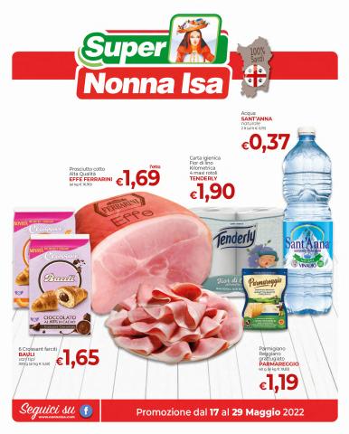 Catalogo Supermercati Nonna Isa a Maracalagonis | Volantino Supermercati Nonna Isa | 17/5/2022 - 29/5/2022