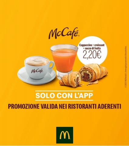 Volantino McDonald's | Offerta McCafe´ | 3/10/2022 - 8/10/2022