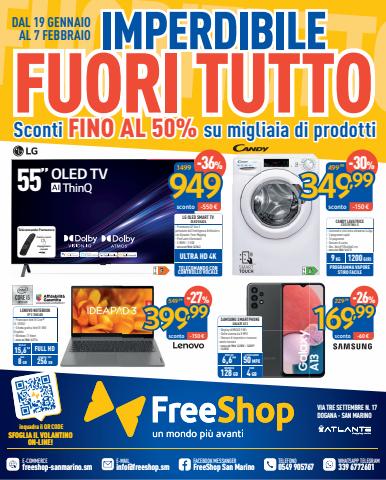 Volantino FreeShop | Fuori Tutto! | 19/1/2023 - 7/2/2023